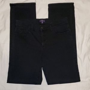 NYDJ Black Straight Jean Size 12